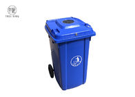 Modificado para requisitos particulares reciclando el azul del compartimiento 240l del Wheelie de la basura de Locakable con las tapas de la botella cerradas